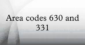 Area codes 630 and 331