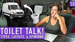 VANLIFE TOILET TALK: Types of Toilets, Bathroom Layouts for Campervans, & DIY Examples