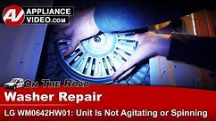 LG Washer Repair - Grinding Noise and Will Not Spin - Motor Rotor Assembly