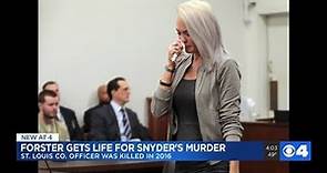 Elizabeth Snyder speaks after Trenton Forster sentenced to life in prison for killing her husband