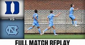 Duke vs. North Carolina Full Match Replay | 2023 ACC Men's Soccer