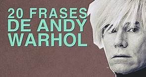 20 Frases de Andy Warhol | El controvertido pintor de pop art 👩‍🎤