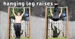 Hanging Leg Raise Progression | How To Do Toes To Bar