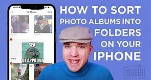 How to Organize Photos on iPhone by Sorting Photo Albums Into Folders (iOS 16)