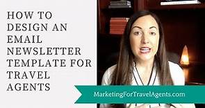 Email Newsletter Template for Travel Agents