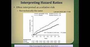Interpreting Hazard Ratios