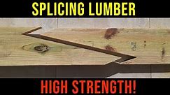 How To Properly Splice Dimensional Lumber For Maximum Strength(Rafters & Joists)