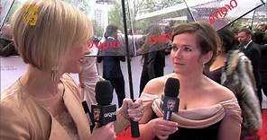 Jessica Hynes - Television Awards Red Carpet in 2013
