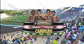 Palmeiras 2x3 Fluminense - Brasileirão 2012 2º Tempo - Fluminense Tetra Campeão - HD 1080i
