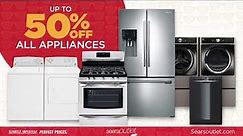 Save Up to 50% Off All Appliances!