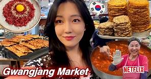 a cool girl's guide to GWANGJANG MARKET! best street food in Seoul 🇰🇷