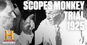 Scopes Monkey – Rare Footage of the "Trial of the Century" | Flashback | History