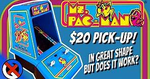 $20 Coleco Ms. Pac-Man Tabletop Arcade Machine - Looks Great, But Does it Work?