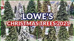 LOWE'S CHRISTMAS TREES 2021! SHOP WITH ME! CHRISTMAS DECOR