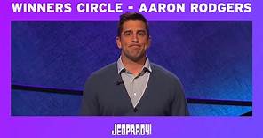 Celebrity Jeopardy! Winners Circle - Aaron Rodgers | JEOPARDY!