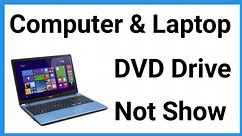 Computer Dvd Drive Not Showing || Dvd Drive Not Showing In Windows 10
