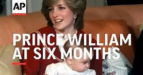 Prince William at six months - 1982