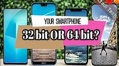 How to know your Phone Operating System 32 bit or 64 bit ? 32 bit vs 64 bit .