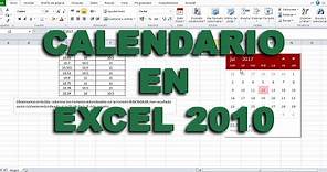 Cómo habilitar Calendario en Excel 2010 de 64 bits