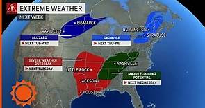 Extreme weather forecast: tornadoes and blizzard next week | AccuWeather