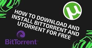 How to download and install BitTorrent and uTorrent for free. Open .torrent files