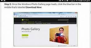 How to download Windows Photo Gallery