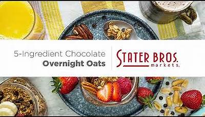 5-Ingredient Chocolate Overnight Oats | Stater Bros. Markets