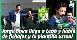 Jorge Bava llega a León y habla de nuevos fichajes