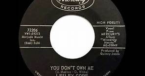 1964 HITS ARCHIVE: You Don’t Own Me - Lesley Gore (a #2 record--mono 45)
