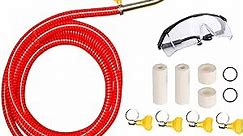 Selkie Pressure Washer Sandblasting Kit - Wet Abrasive Sandblaster Attachment, with Replacement Nozzle Tips,Protect Glasses, 1/4 Inch Quick Disconnect, 5000 PSI