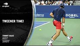 Tommy Haas Hits Spectacular Tweener! | 2023 US Open