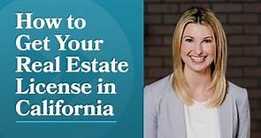 How to Get Your Real Estate License in California | The CE Shop