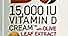 BIOLABS PRO All Natural Vitamin D3 15000IU Vitamin D Cream - Maximum Strength - Fight Vitamin D Deficiency Naturally - with Vitamin K2 & Olive Leaf Extract - Safe & Effective (15,000IU - 3.0oz)
