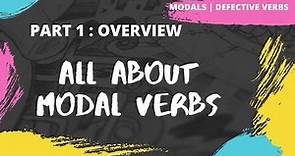 All about Modal Verbs | Defective Verbs | Auxiliary Verbs | Examples | Exercise