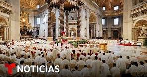 El papa Francisco preside la celebración de la Pasión de Cristo en Viernes Santo