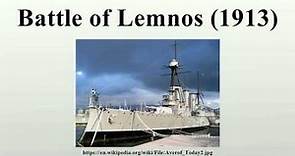 Battle of Lemnos (1913)