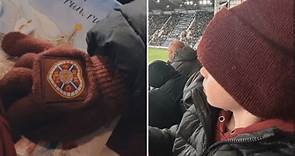 Adorable moment Craig Gordon's kids take in Hearts vs. St Mirren clash