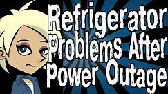 Refrigerator Problems After Power Outage