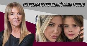 Francesca Icardi debutó como modelo e ingresó al Resumen Blue