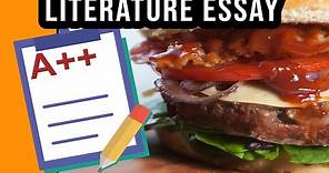 How To Write A Literature (Literary) Essay | Easy and Simple Technique
