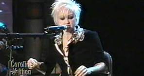 Cyndi Lauper - Time After Time (Live on Caroline Rhea in 2003)