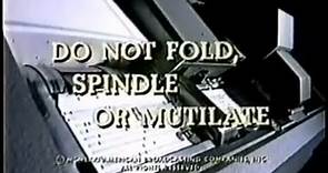 Do Not Fold, Spindle or Mutilate (1971)