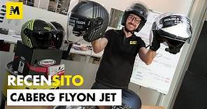 Caberg FLYON Jet. Recensione casco jet in fibra e carbonio.