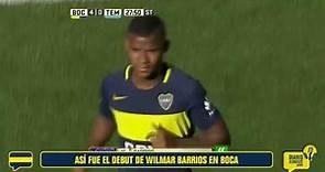 Debut positivo para Wilmar Barrios en Boca