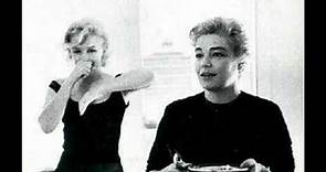 Simone Signoret e Marilyn Monroe