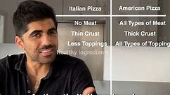 American Pizza VS Italian Pizza 🇺🇸 🇮🇹