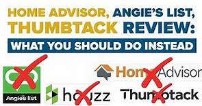 Home Advisor Angie's List & Thumbtack Review: HOW TO QUIT THEM & CONTROL YOUR DESTINY 2019