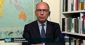 Enrico Letta al TG3: "Ci sono stati partiti che hanno deciso di non dare la fiducia. credo che sia stato un tradimento dell'Italia"