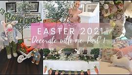 2021 EASTER DECORATE WITH ME // PART ONE // TRADITIONAL EASTER HOME DECOR 💕 LAUREN NICHOLSEN