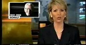 Charles M Schulz Death - CNN Headline News Febuary 13, 2000